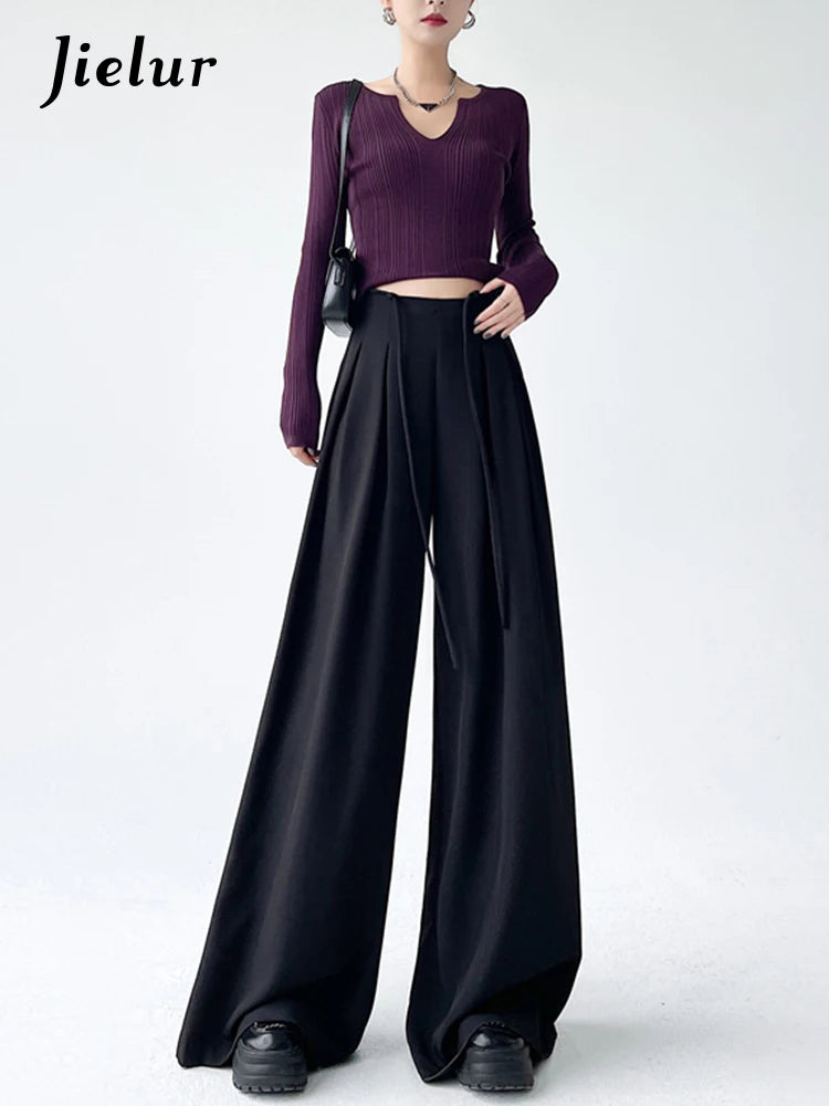 Pieghetta Pleated Wide-Leg Trousers