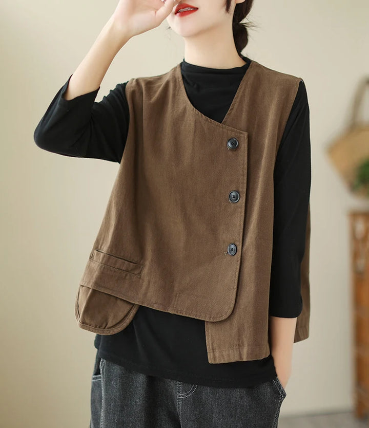 Nara Layered Cotton Vest