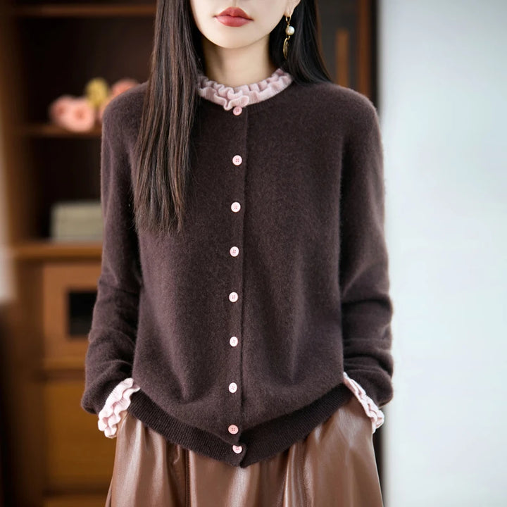 Rosewood Merino Cardigan