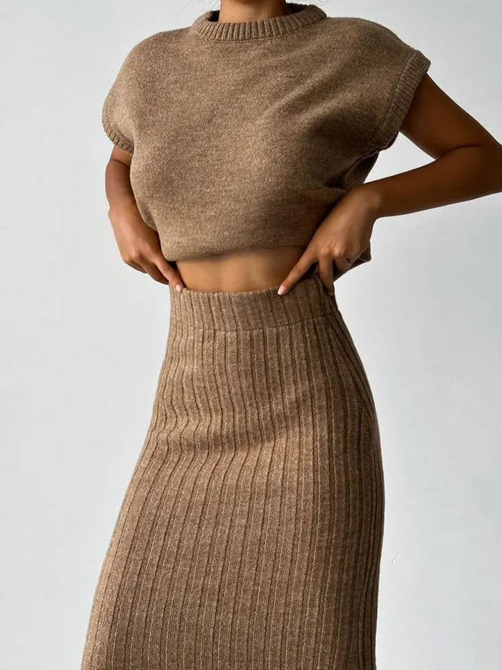 Origin Ribbed Skirt Set