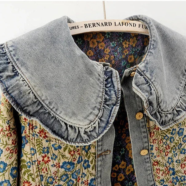 Giardino Jacquard Denim Jacket