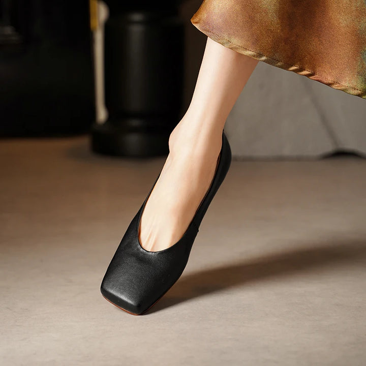 Portia Square Toe Pumps