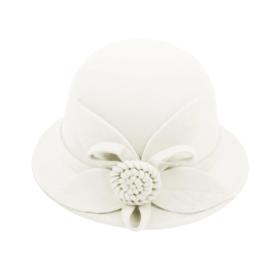Camelia Flower Cloche Hat