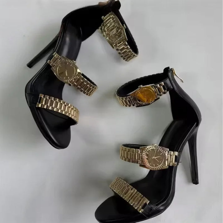 Orologio Watch-Strap Stiletto Sandals