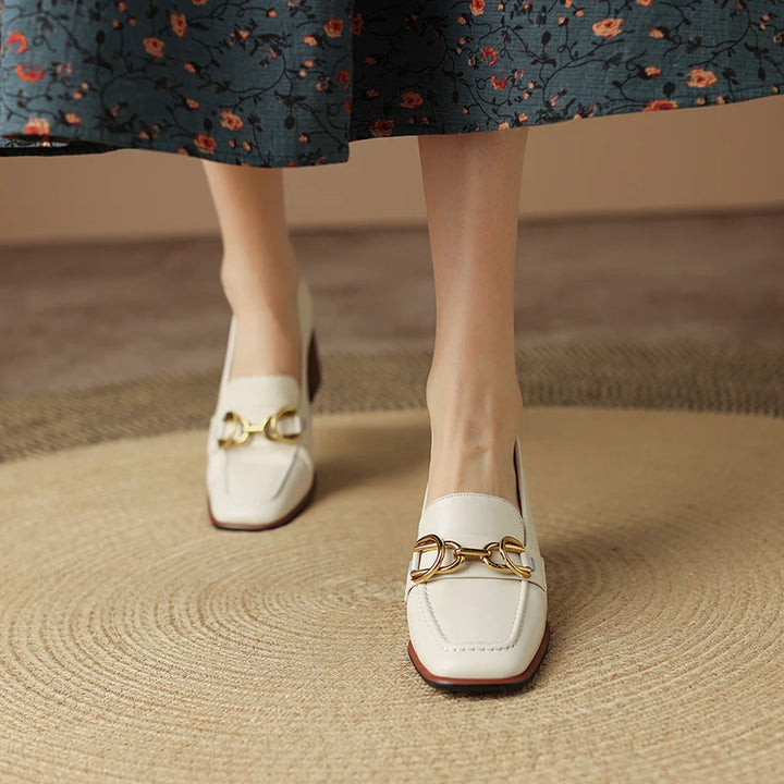 Brielle Leather Pumps