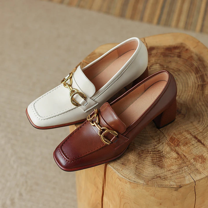 Brielle Leather Pumps