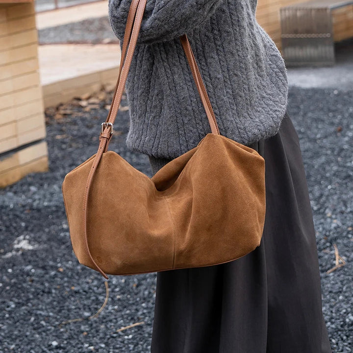 Marlow Suede Shoulder Bag