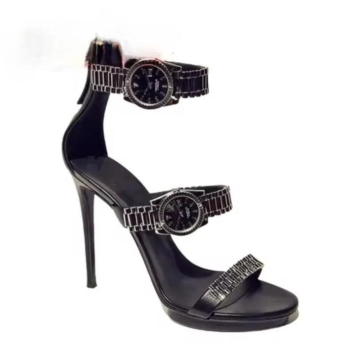 Orologio Watch-Strap Stiletto Sandals
