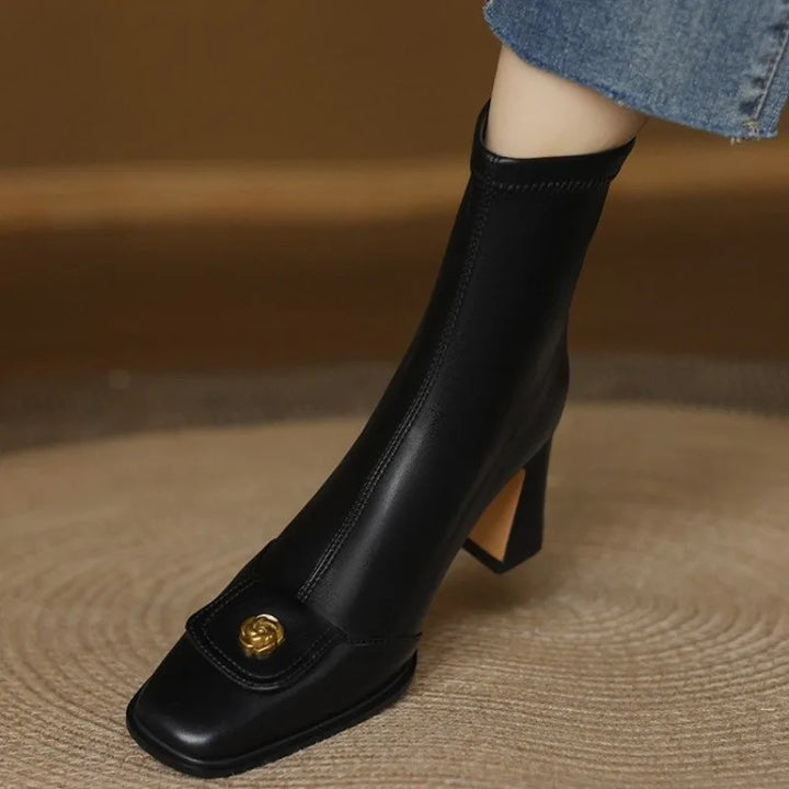 Camellia Crest Boots