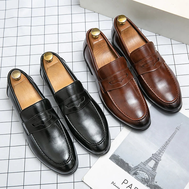 John Harrington Leather Loafers