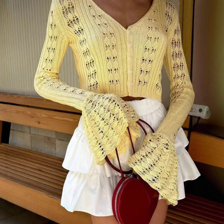Lacey Crochet Cardigan