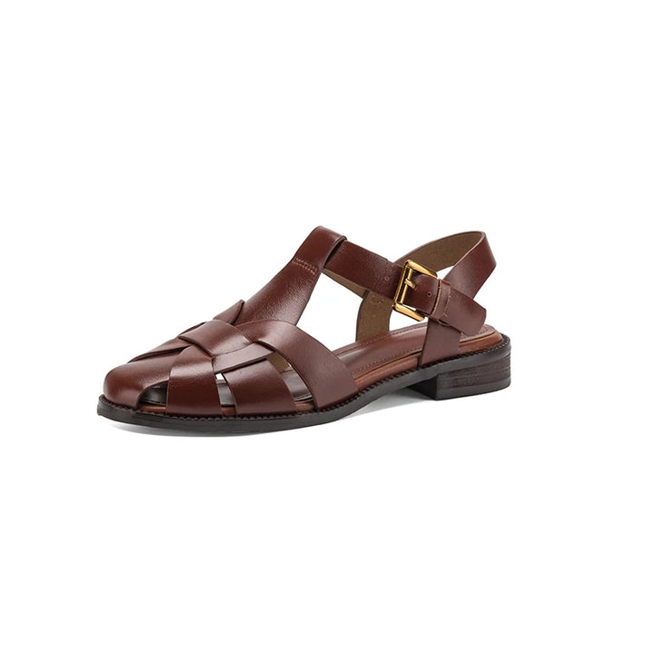 Marcella Caged Leather Sandals