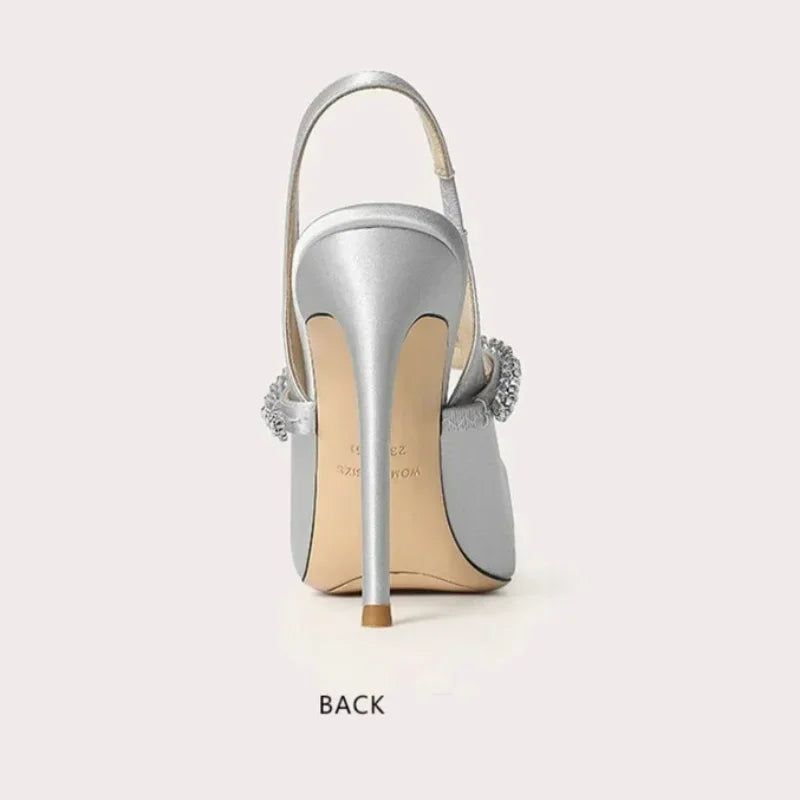Stellina Crystal Strap Slingbacks