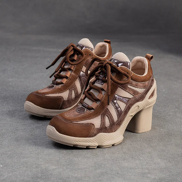 Patchina Colorblock Sport Heels