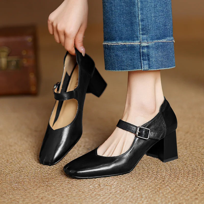 Montera Leather Heels