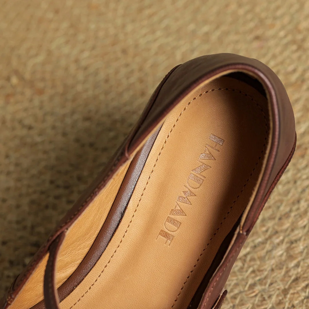 Belgrave Handmade Leather Flats
