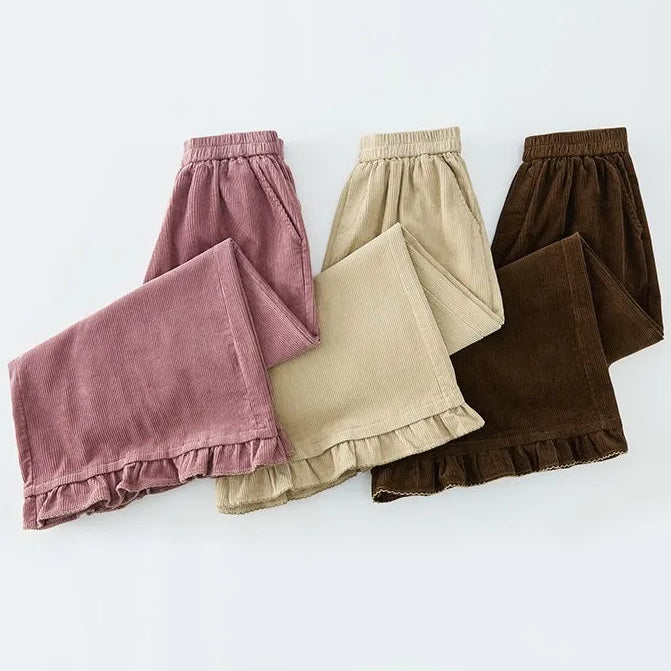 Harper Draped Corduroy Pants