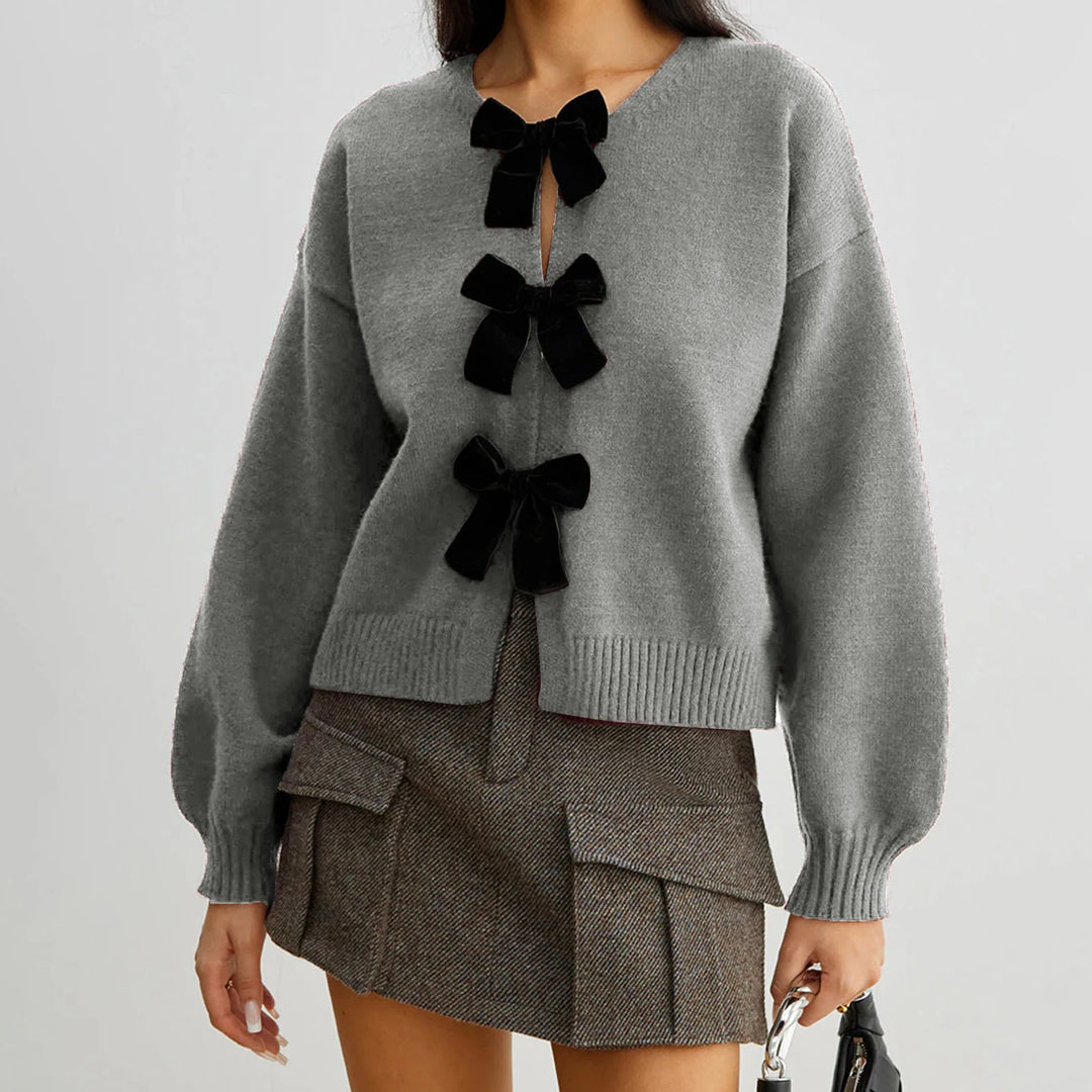 Aubryn Bow Cardigan