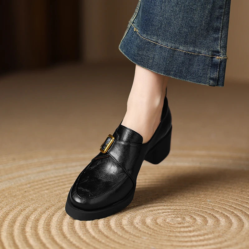 Bellamy Buckle Heels