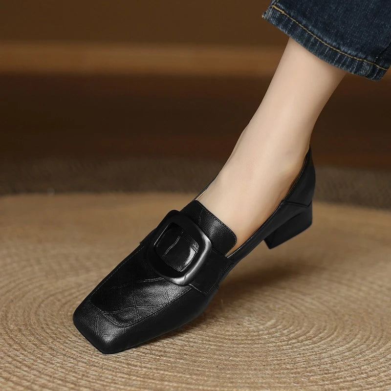 Brielle Buckle Loafers
