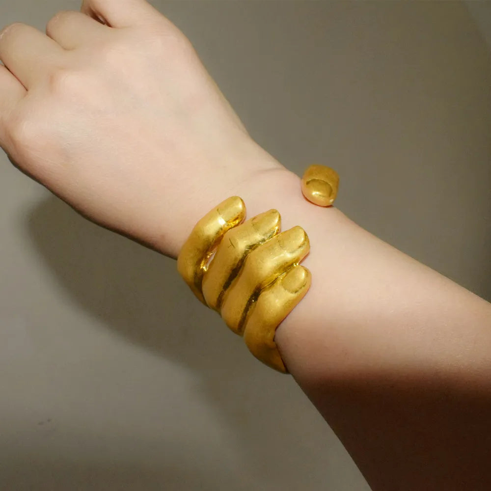 Palmcast Sculpted Cuff Bracelet