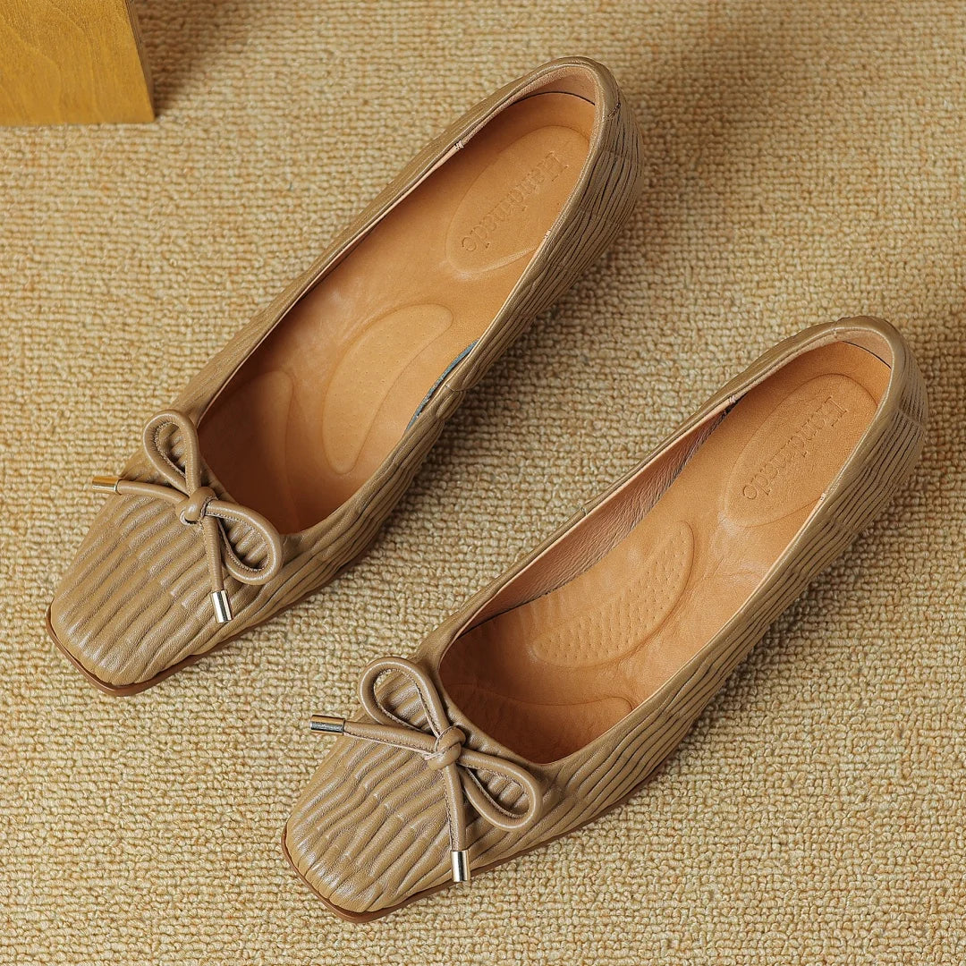 Carrara Ridged Leather Shoes
