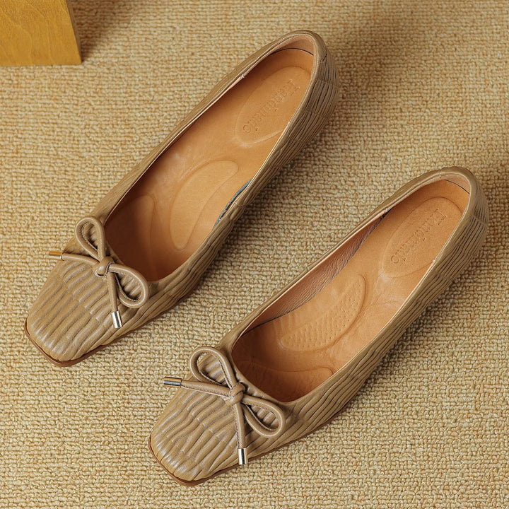 Carrara Ridged Leather Shoes