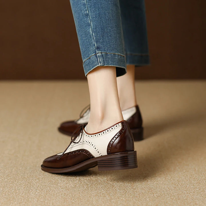 Odette Two-Tone Oxfords