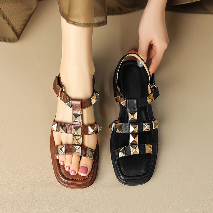 Valeria Studded Slingbacks
