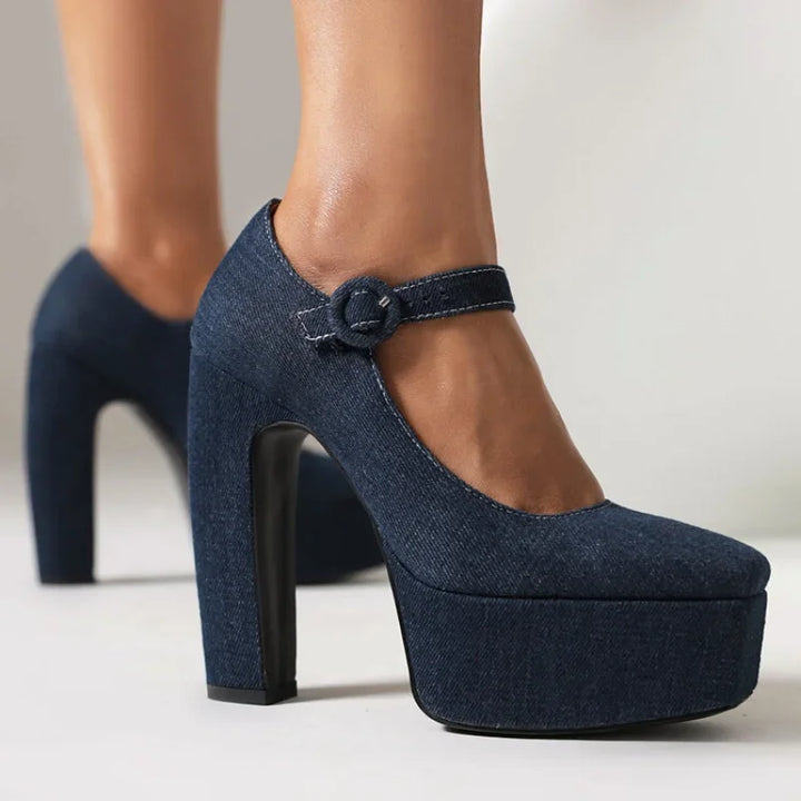 Brera Denim Pumps