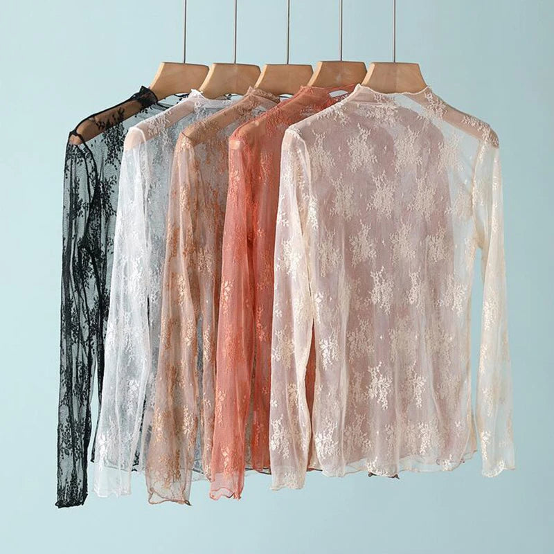 Vesper Sheer Lace Blouse