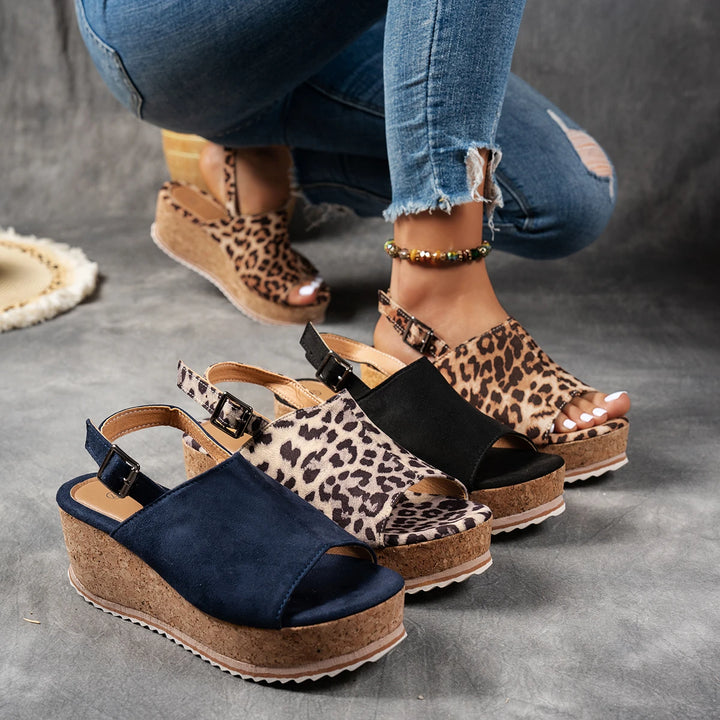 Sughera Cork Wedge Sandals