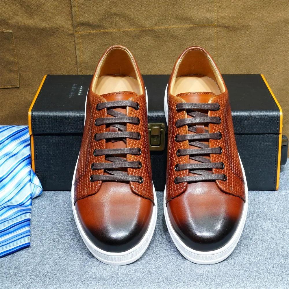 Lombardi Italian Leather Sneakers