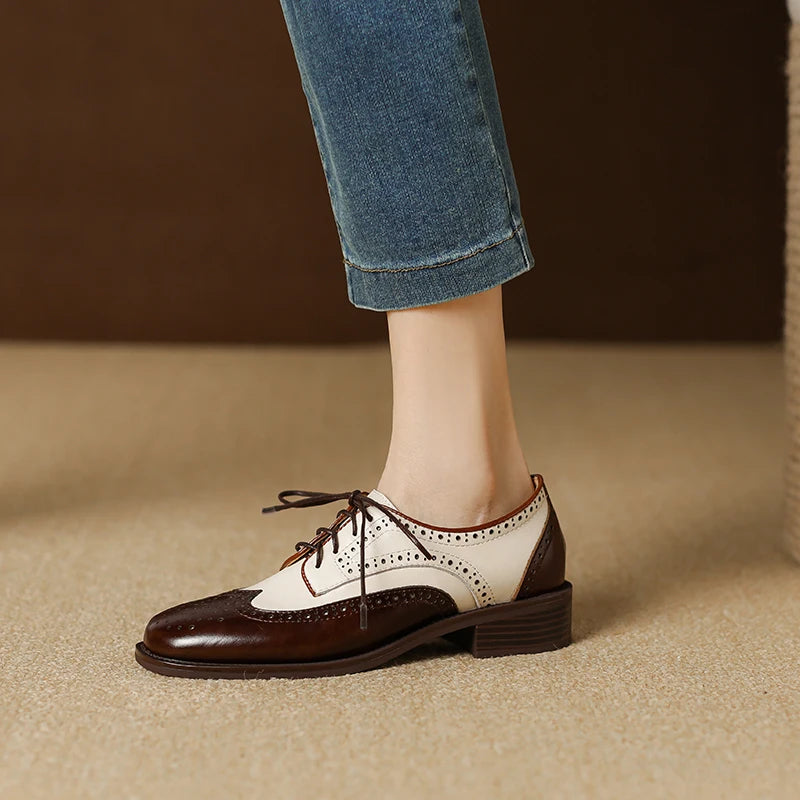 Odette Two-Tone Oxfords