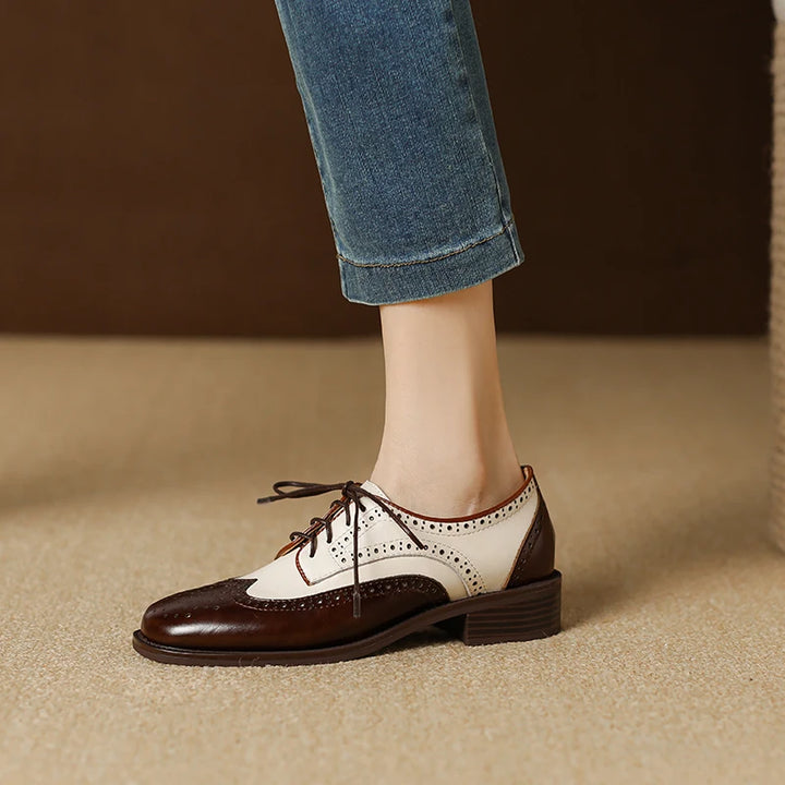 Odette Two-Tone Oxfords