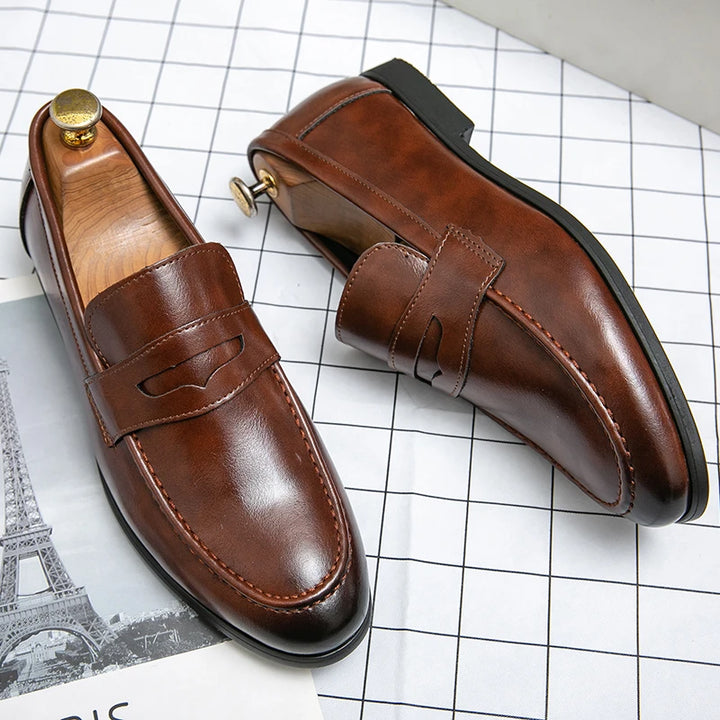 John Harrington Leather Loafers