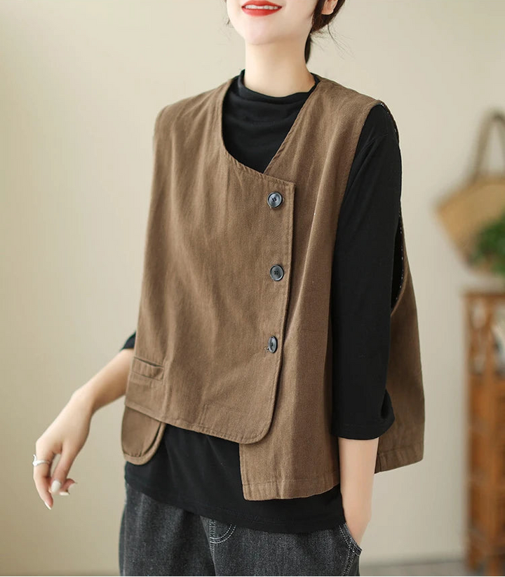 Nara Layered Cotton Vest