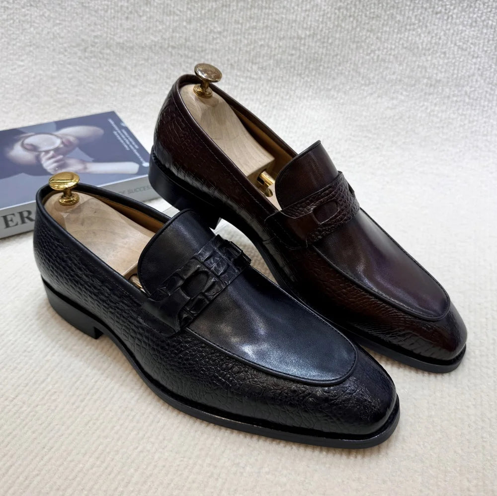 Gradenza Leather Loafers