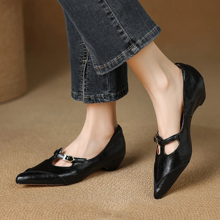 Vexa Leather Heels