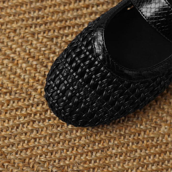Intreccio Woven Mary Jane Flats