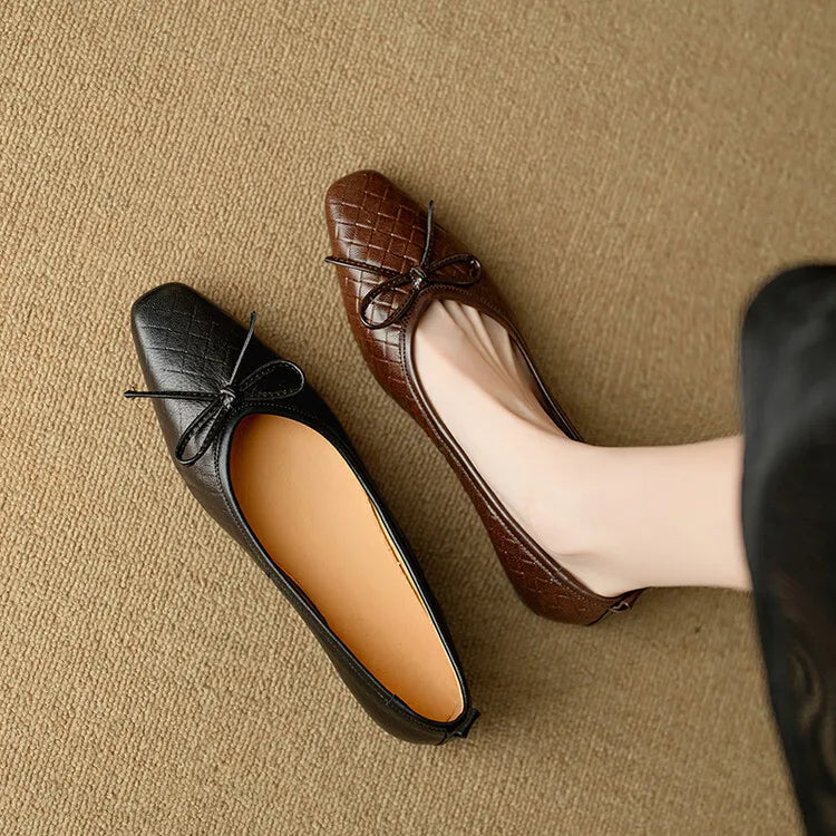 Mosaico Leather Flats