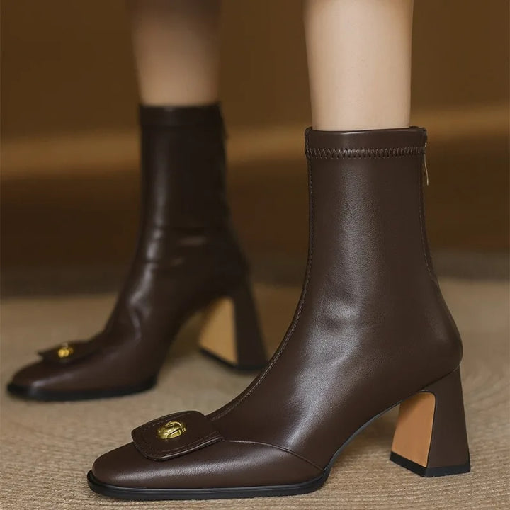 Camellia Crest Boots