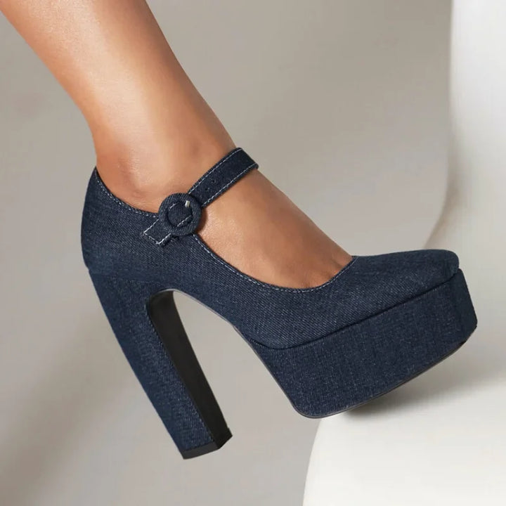 Brera Denim Pumps