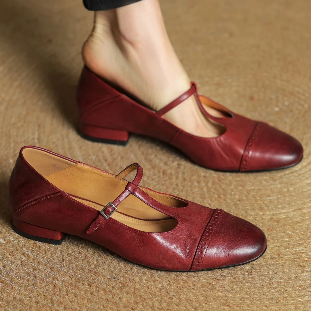 Belgrave Handmade Leather Flats