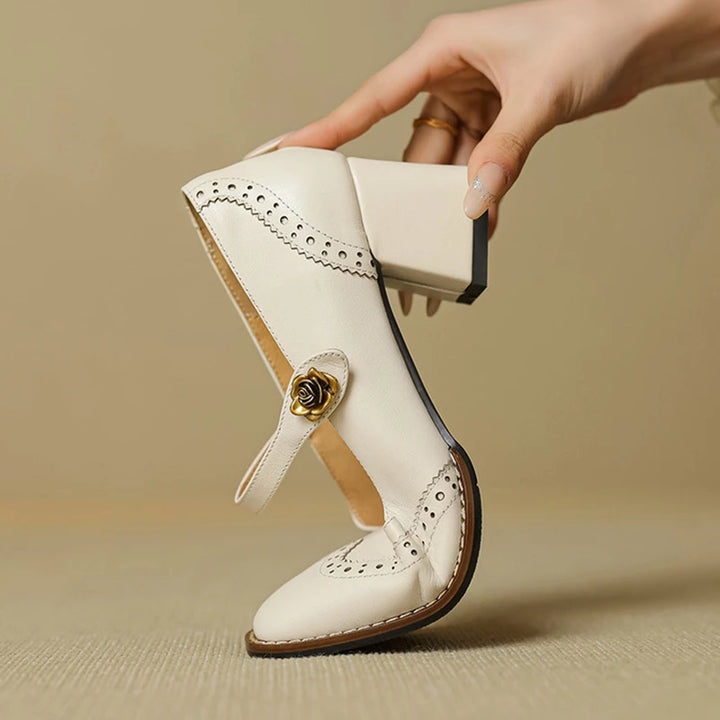 Hartleigh Brogue Mary Janes