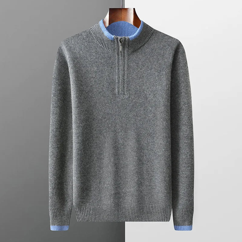 Grant Mercer Merino Quarter Zip