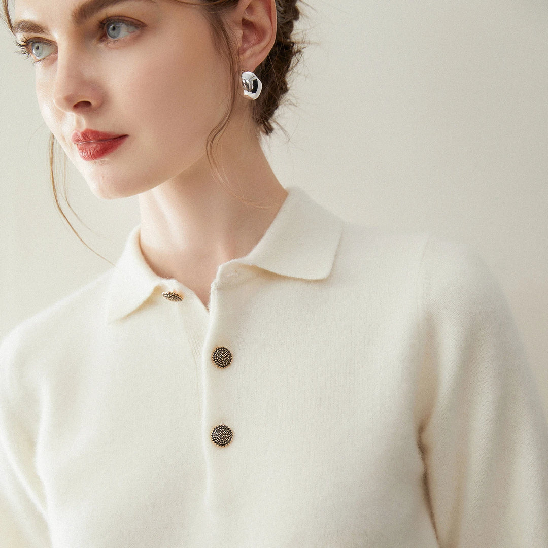 Claudette Cashmere Polo