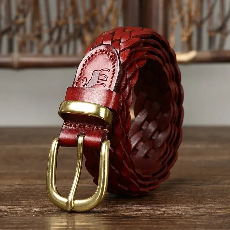 Keystone Braided Leather Belt