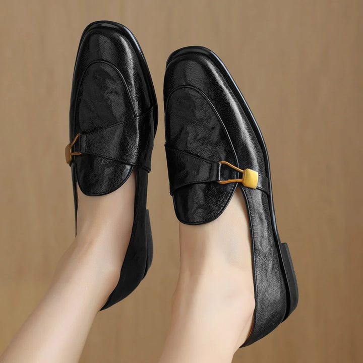 Donatella Buckle Loafers