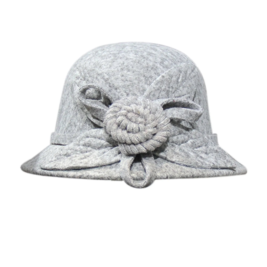 Camelia Flower Cloche Hat